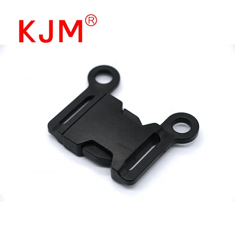 KJM Strong Pull POM Plastic 4 Point Side Release Webbing Buckle for Baby Stroller