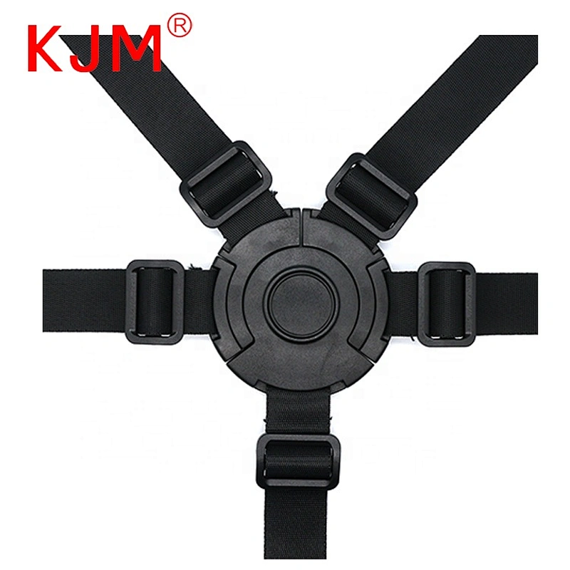 Customized Logo 5 Point Top Quick Release Buckle of Baby Chair Harness