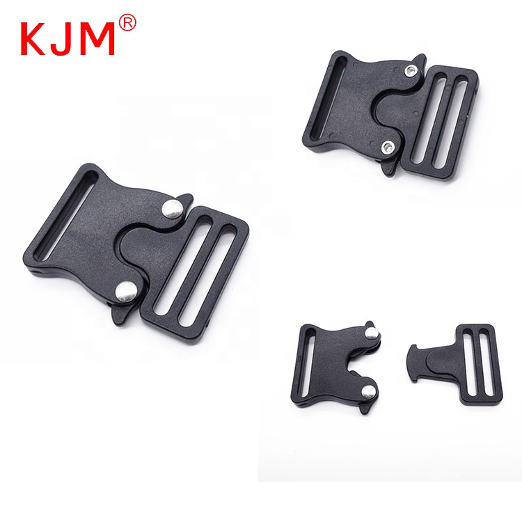 Contoured Curved Side Release Plastic Buckle for Paracord Bracelet