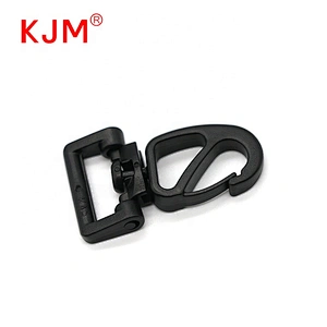 Bag Clasps Lobster Swivel Trigger Clips Bag G Hook Plastic Snap Hook Black Swivel Clip