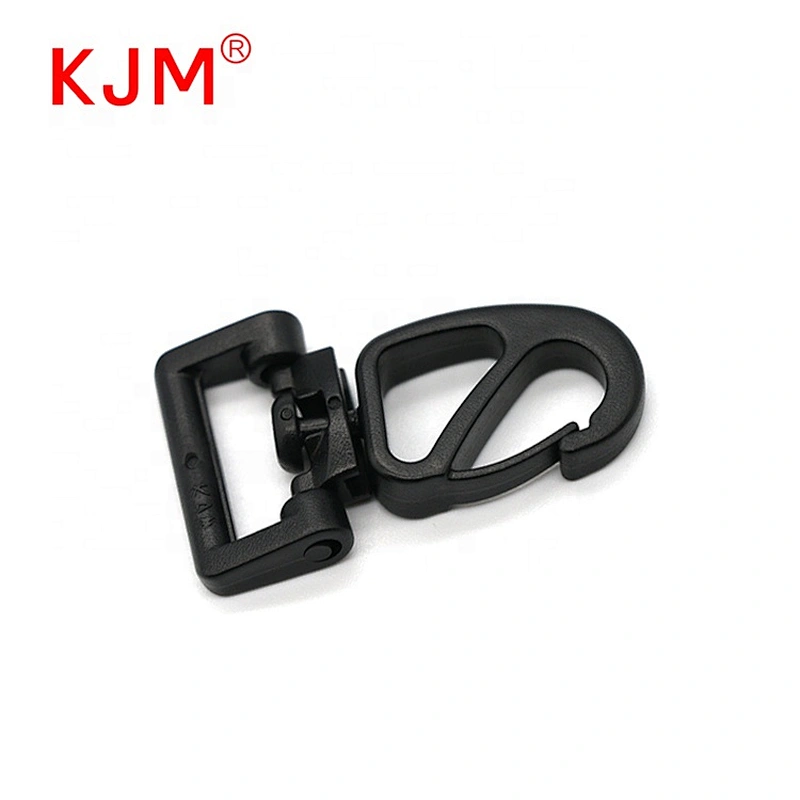 Bag Clasps Lobster Swivel Trigger Clips Bag G Hook Plastic Snap Hook Black Swivel Clip
