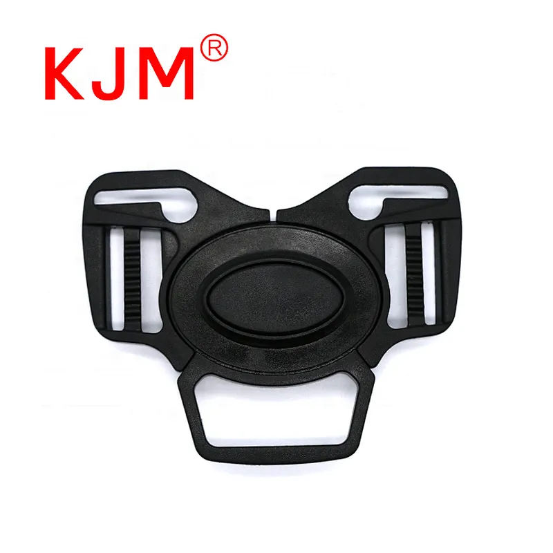 Dual adjustable 5 way plastic quick release buckle for baby stroller