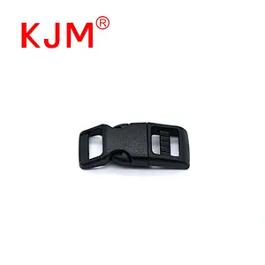 Wholesale 10mm Curved Side Release Plastic Breakaway Buckle for Pet Collar