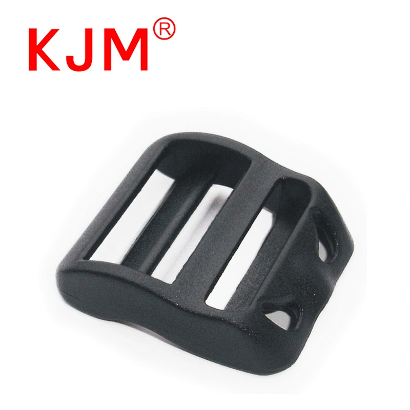 Wholesale 1 Inch Black Plastic Ladder lock buckle for Backpack
