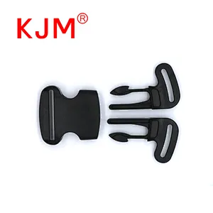 High Quality 3 Point Plastic Side Quick Release Plastic Strap Buckle for Baby Stroller Chair