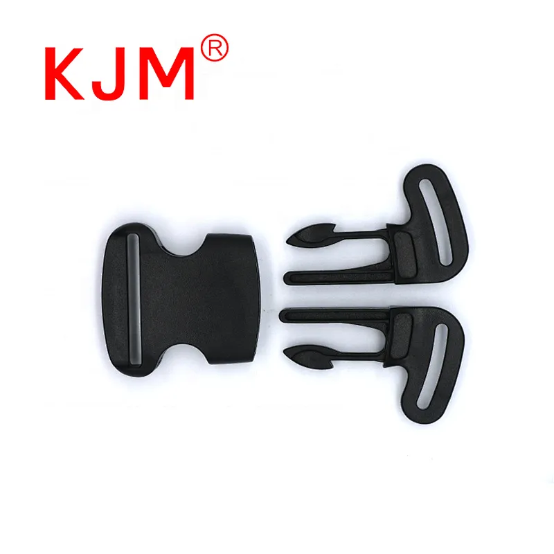 High Quality 3 Point Plastic Side Quick Release Plastic Strap Buckle for Baby Stroller Chair