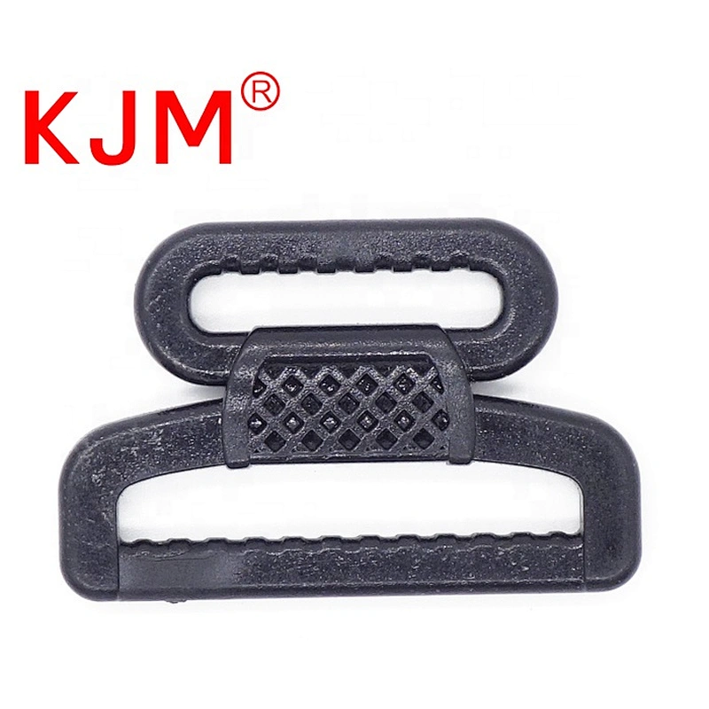 KJM 25mm*38mm Double Plastic D Ring Belt Buckles for Backpack School Bag