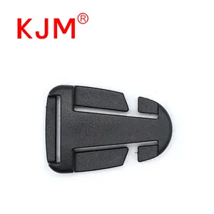KJM Plastic Strap Webbing Adjuster Tri-glide Connect Buckle for Backpack School Bag