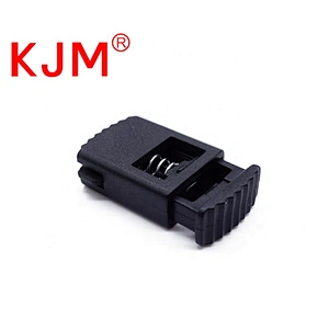 Factory Outlet Plastic Flat Spring Cord Lock Stopper for Backpack Garment