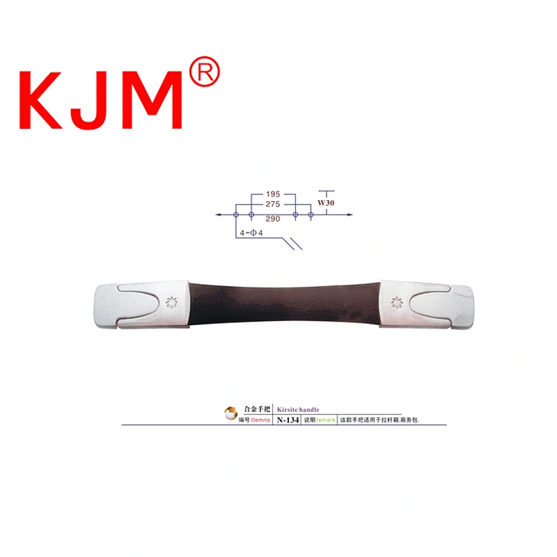 Fashion zinc durable plastic suitcase handle alloy in bag-case accessories parts luggage handle