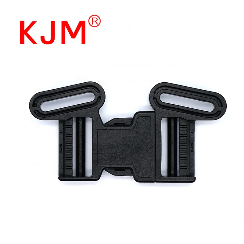 KJM Double Adjustable Quick Side Release Plastic 4 Way Buckle for Baby Stroller