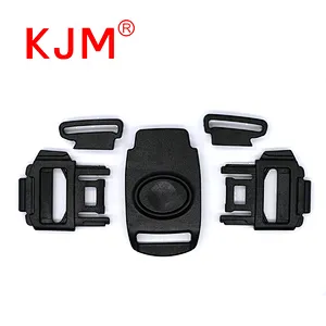 KJM  1Inch 5 Point Safety Center Release Plastic Buckle for Baby High Landscape Stroller