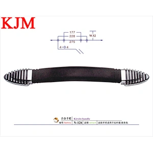 Plastic metal business bag handle luggage handle