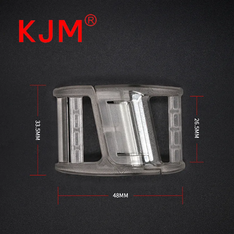 Wholesale Transparent and Black 20mm Quick Release Magnetic Buckle for Bag