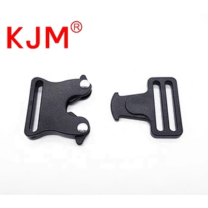Contoured Curved Side Release Plastic Buckle for Paracord Bracelet