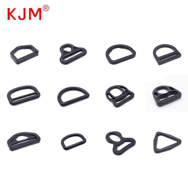 plastic black Centering D-Ring