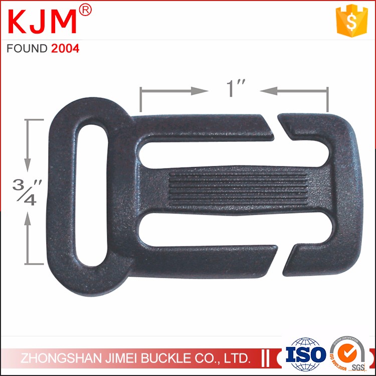 tri-glide plastic 1 inch strap buckle for backpack