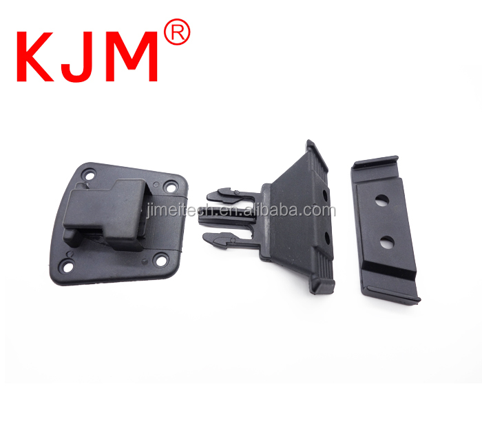 KJM high quality POM material bicycle bag plastic screw fixed release buckle clip
