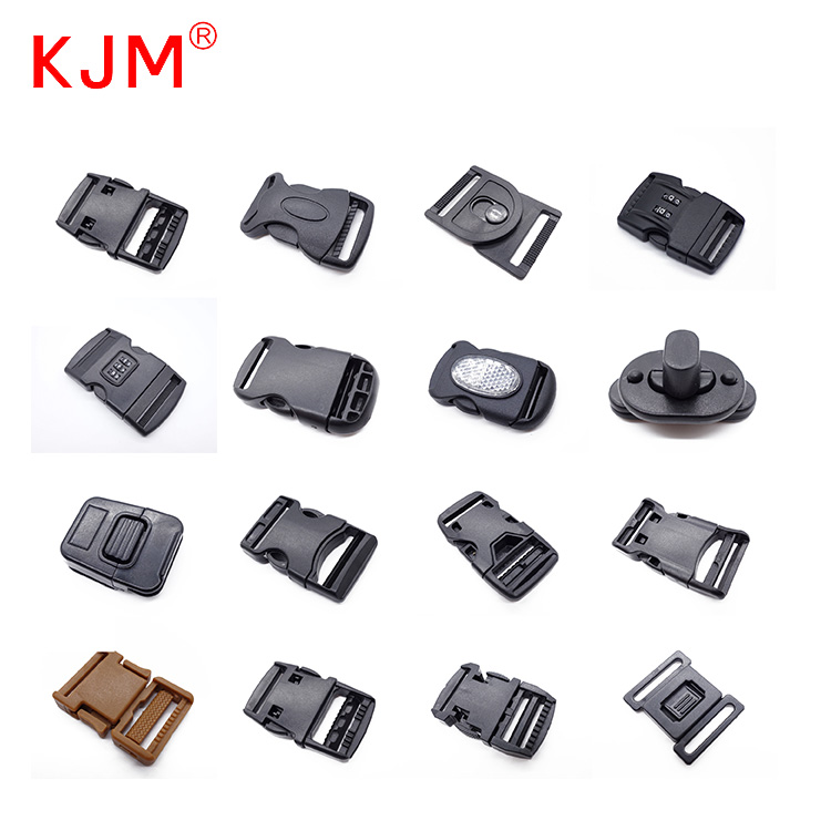 Colored plastic side release buckle,bag accessories buckle,side release buckle