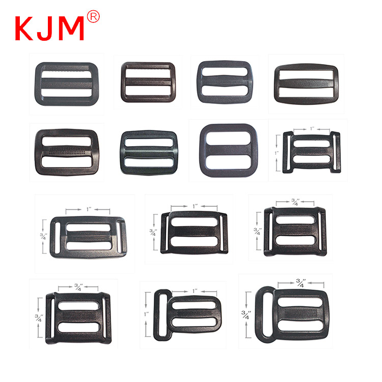 Bag strap adjuster plastic triglide slides buckle 2 inch tri-glide slider