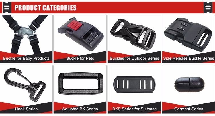 Bag strap adjuster plastic triglide slides buckle 2 inch tri-glide slider
