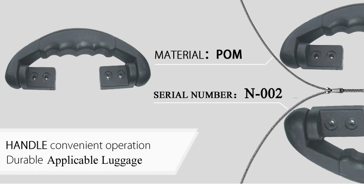 POM Durable Non-slip Suitcase Handle for Luggage Carrier