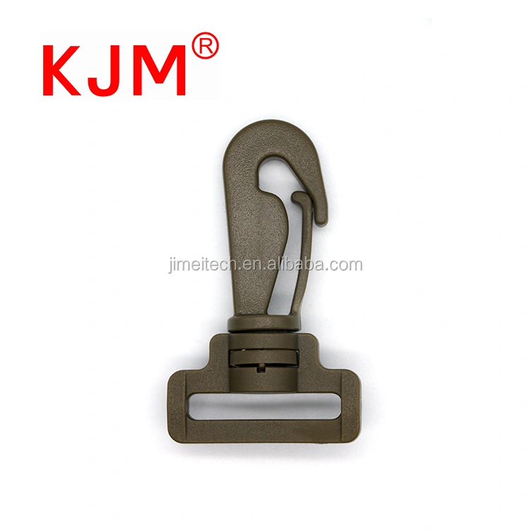 KJM Custom 20MM 25MM 32MM 38MM Tactical Military Backpack Webbing Strap Bag Clasp Plastic Swivel Snap Hook