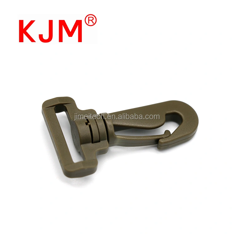 KJM Custom 20MM 25MM 32MM 38MM Tactical Military Backpack Webbing Strap Bag Clasp Plastic Swivel Snap Hook
