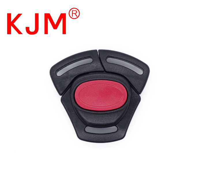 Customized Logo 3 Point Harness Plastic Quick Release Baby Car Seat Belt Buckle