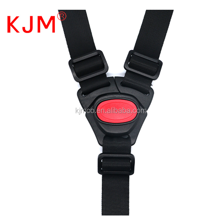 Customized Logo 3 Point Harness Plastic Quick Release Baby Car Seat Belt Buckle