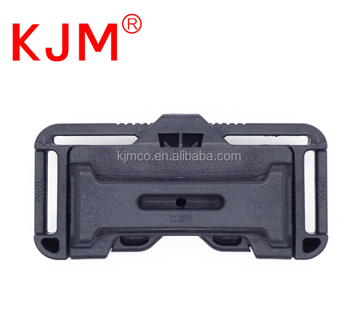 KJM Black Square Plastic Adjustable Harness Strap Insert 5 Point Stroller Baby Pushchair Buckles