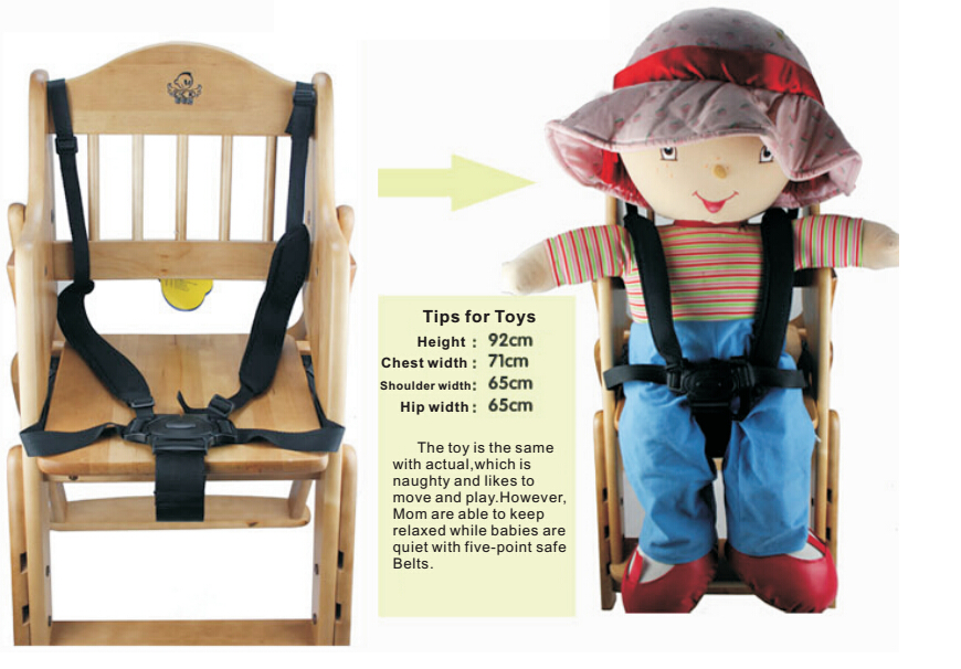 OEM Child Hanging Safety Seat Belt for Baby Dining Chair