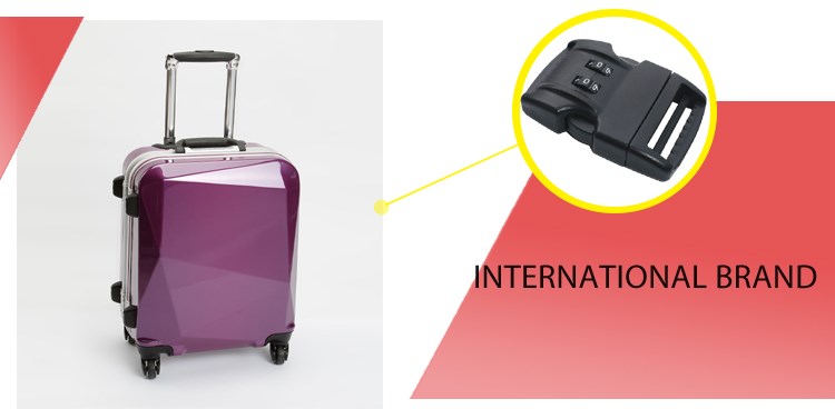 In stock luggage 1.5 inch combination lock plastic quick side release buckle