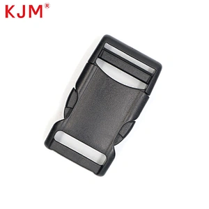 Strong Pull Curved Quick Side Release Plastic Buckle for Pet Dog Collar