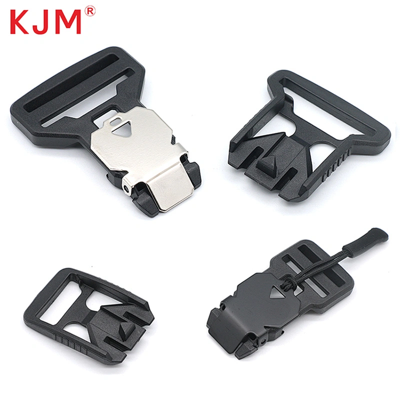 Customized Plastic and Metal Magnetic Tactical Buckle for Backpack