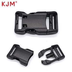 Strong Pull Curved Quick Side Release Plastic Buckle for Pet Dog Collar