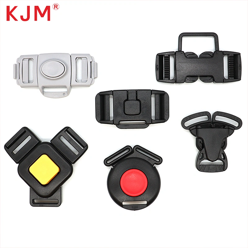 25mm Custom Color 3-way Plastic Insert Belt Buckle for Baby Highchair