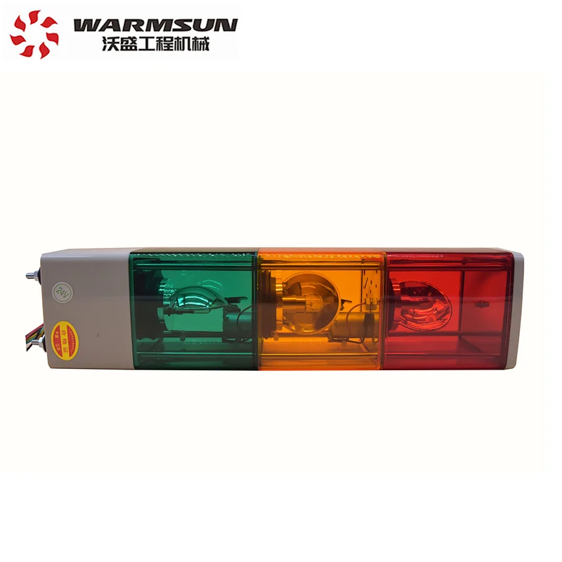 Truck Crane Spare Parts 60021679 Three-Color Alarm Lamp KJB-302-RYG For SANY