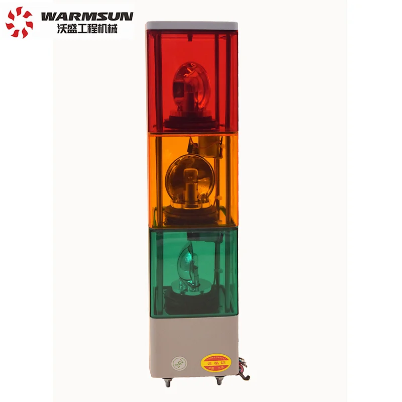 Truck Crane Spare Parts 60021679 Three-Color Alarm Lamp KJB-302-RYG For SANY
