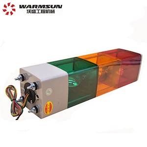 Truck Crane Spare Parts 60021679 Three-Color Alarm Lamp KJB-302-RYG For SANY