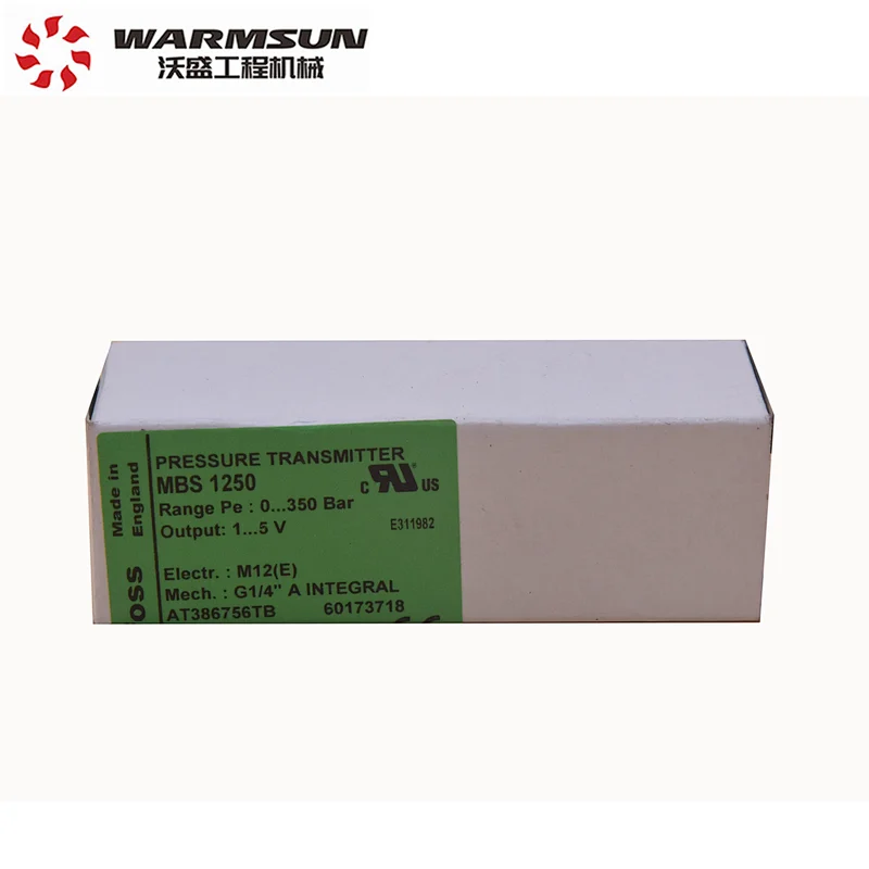 60173718 Truck Crane Pressure Sensor 060G6661 MBS1250 Measuring Range 0-350 Bar