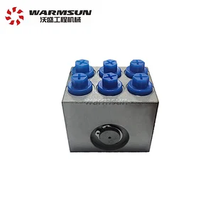 reverse stop valves hydraulic spare parts 6 ways manual reversing valve for sany excavator