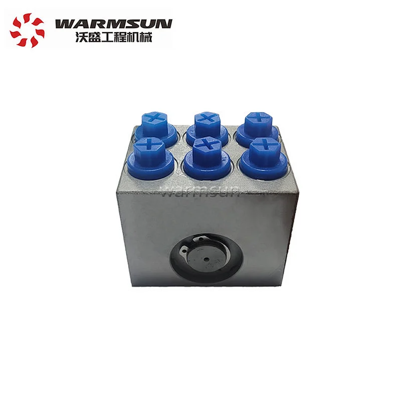 reverse stop valves hydraulic spare parts 6 ways manual reversing valve for sany excavator