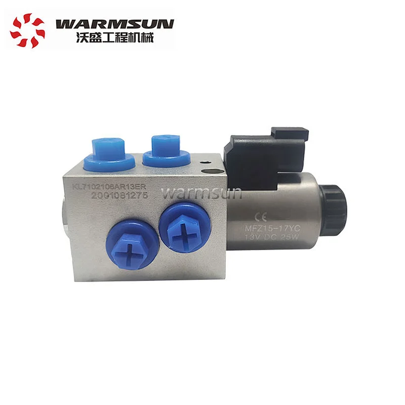 solenoid valve hydraulic spare parts 6 ways reversing valves for sany excavator