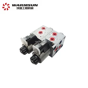 Changsha 6 way solenoid valves hydraulic spare parts reversing valve for sany excavator excavator parts solenoid valve solenoid valves way solenoid valve hydraulic valves for excavator hydraulic solenoid valve parts spare parts for excavator