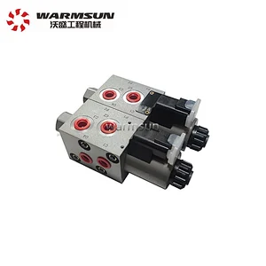 Changsha 6 way solenoid valves hydraulic spare parts reversing valve for sany excavator excavator parts solenoid valve solenoid valves way solenoid valve hydraulic valves for excavator hydraulic solenoid valve parts spare parts for excavator