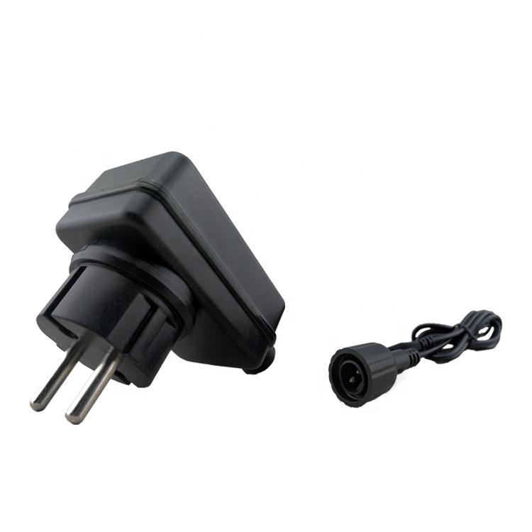 Hot sales LED power supply12v 24V Outdoor power lighted tree adapter 3V 5V 7V 9V 12V EU UK US plug IPX4 waterproof power adapter