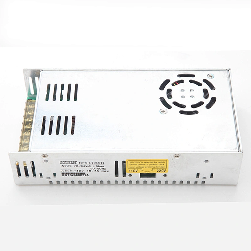 Fan cooling 12v 24v 36v 48v 52v  350w SMPS  industrial power supply IP20  for external use
