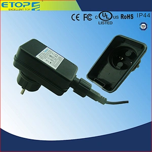 Hot-selling waterproof cctv power supply 5v2a 12V 500MA IP44 switching Power adapter  for water pump