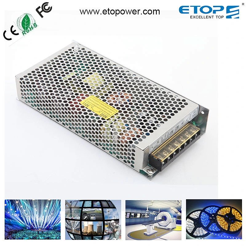 Vehicle Emergency Starting 180w AC/DC CCTV Switching Power Supply 220 12v 15a